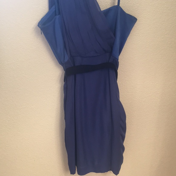 Bcbg one shoulder silk dress - Picture 6 of 6
